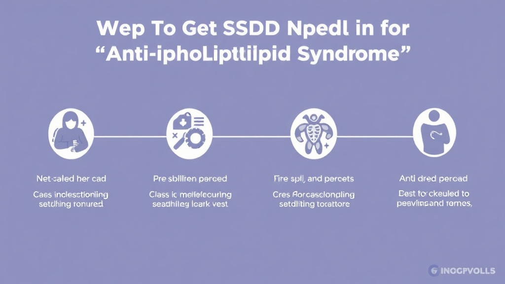 Action-oriented illustration showing how to apply get SSDI for Antiphospholipid Syndrome: What the SSA Needs to Approve You