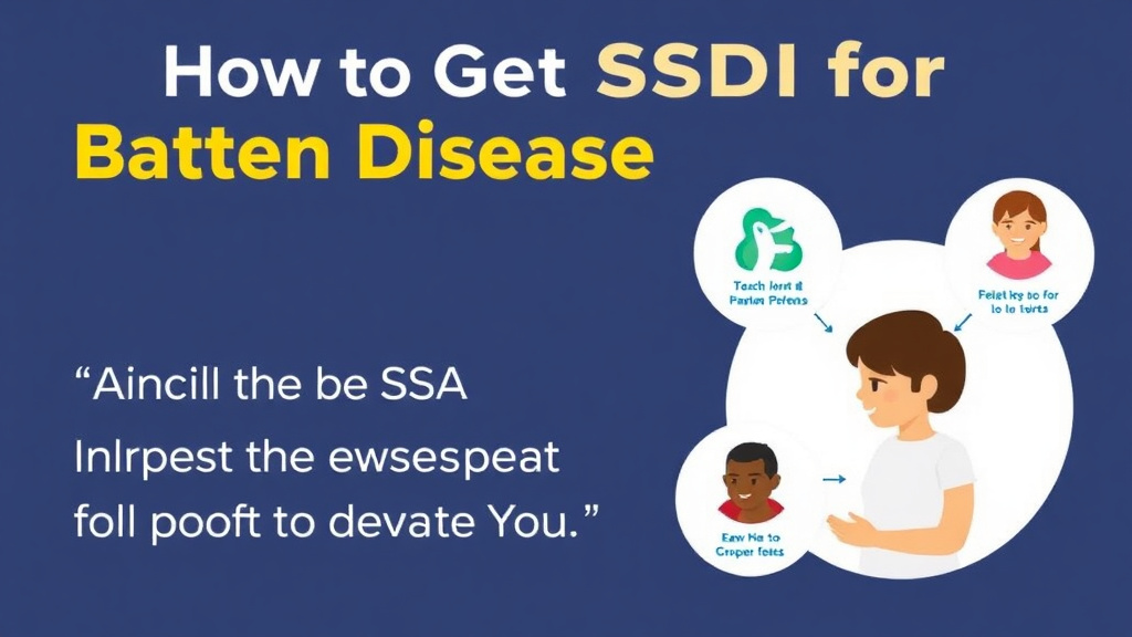 Practical workflow diagram for get SSDI for Batten Disease: What the SSA Needs to Approve You