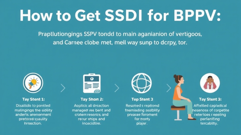 Practical workflow diagram for get SSDI for BPPV (Benign Paroxysmal Positional Vertigo): What the SSA Needs to Approve You