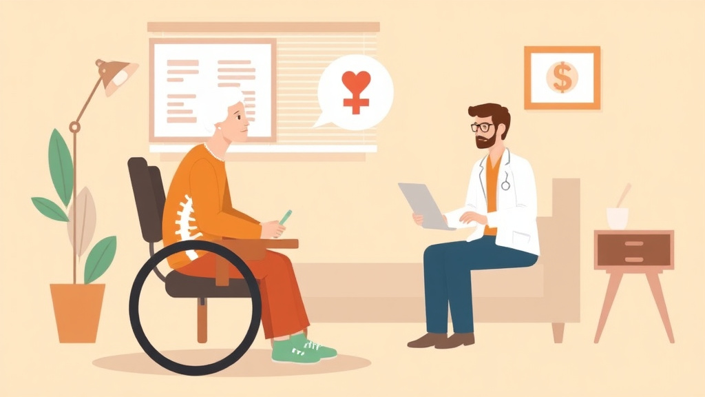 A professional illustration depicting get SSDI for Bone Cancer (Osteosarcoma): What the SSA Needs to Approve You