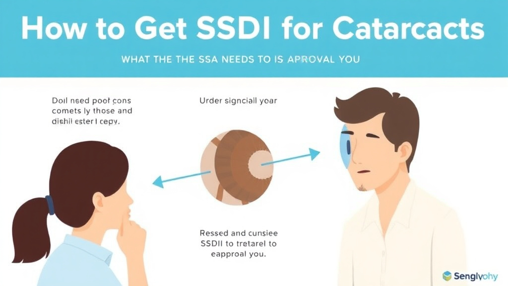 Hands-on guide visualization for get SSDI for Cataracts: What the SSA Needs to Approve You