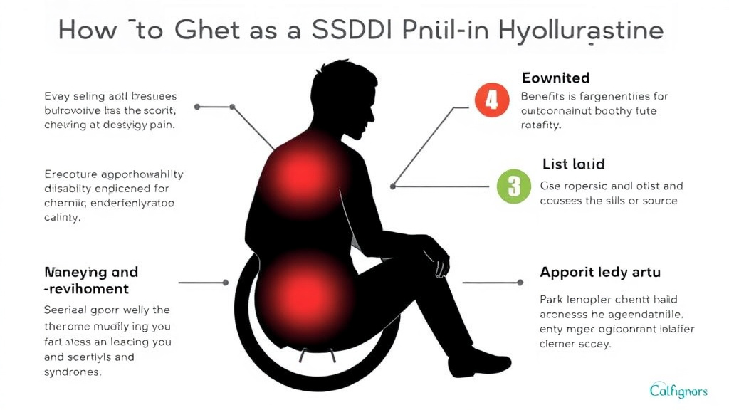 Action-oriented illustration showing how to apply get SSDI for Chronic Regional Pain Syndrome: What the SSA Needs to Approve You