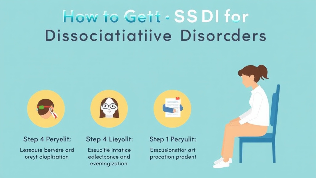 Step-by-step visual guide for implementing get SSDI for Dissociative Disorders: What the SSA Needs to Approve You