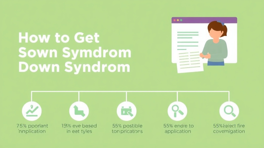 Process flow illustration for putting get SSDI for Down Syndrome: What the SSA Needs to Approve You into action