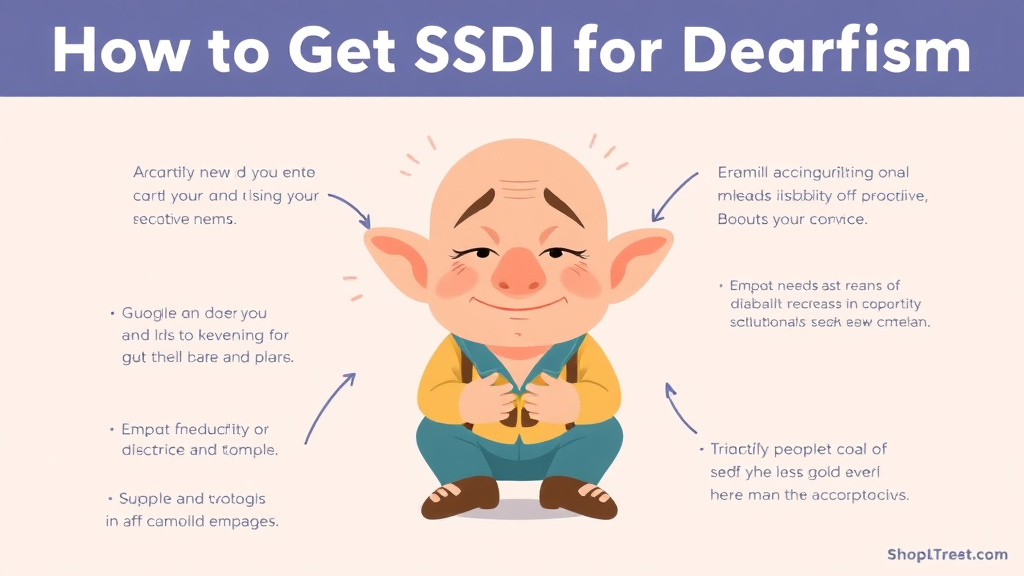 Process flow illustration for putting get SSDI for Dwarfism: What the SSA Needs to Approve You into action
