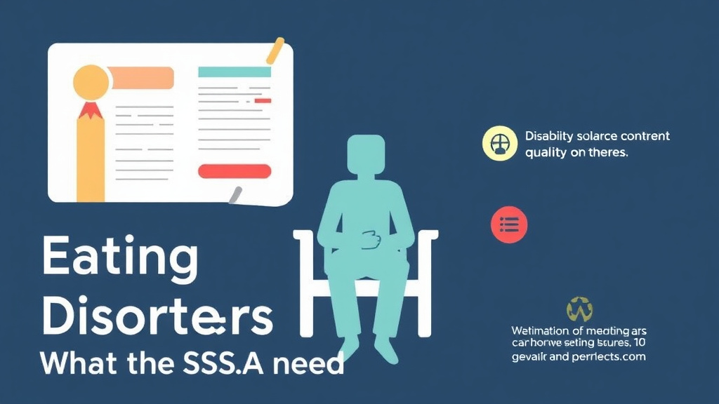 Step-by-step visual guide for implementing get SSDI for Eating Disorders: What the SSA Needs to Approve You
