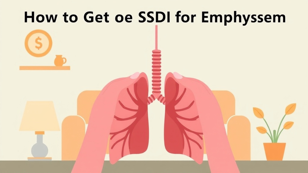Illustration breaking down the fundamentals of get SSDI for Emphysema: What the SSA Needs to Approve You