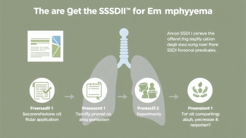 Action-oriented illustration showing how to apply get SSDI for Emphysema: What the SSA Needs to Approve You