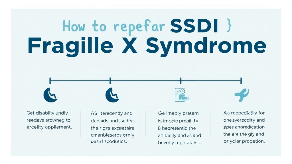 Real-world application diagram for get SSDI for Fragile X Syndrome: What the SSA Needs to Approve You