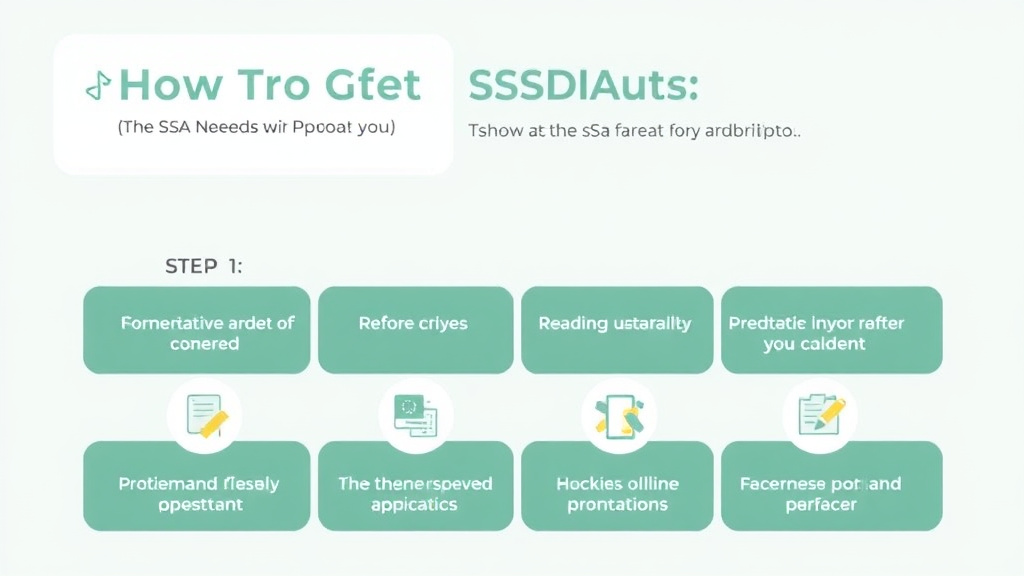 Action-oriented illustration showing how to apply get SSDI for Gout: What the SSA Needs to Approve You