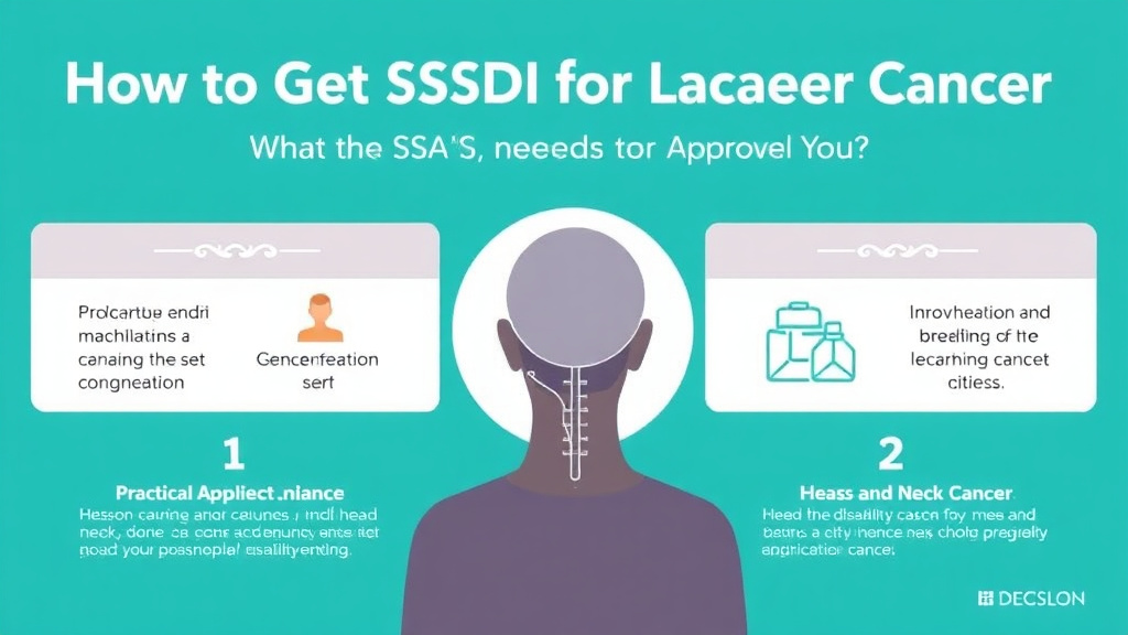 Practical workflow diagram for get SSDI for Head and Neck Cancer: What the SSA Needs to Approve You