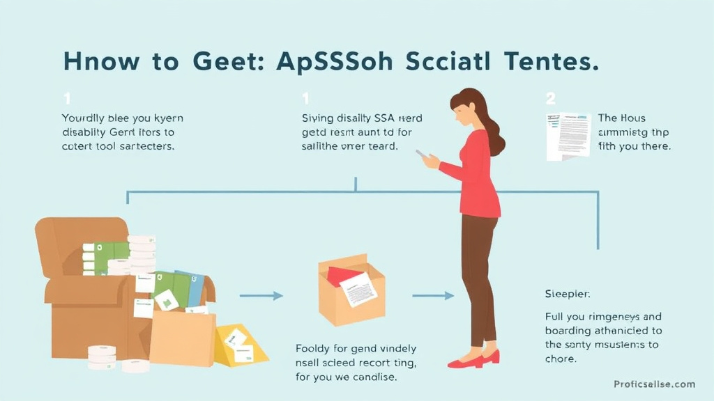 Action-oriented illustration showing how to apply get SSDI for Hoarding Disorder: What the SSA Needs to Approve You