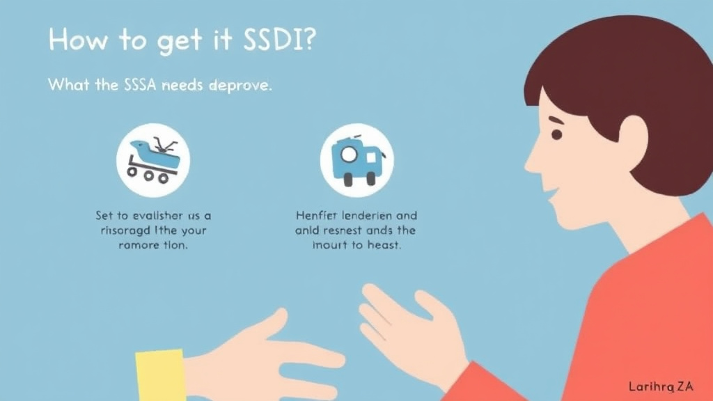 Process flow illustration for putting get SSDI for Huntington's Disease: What the SSA Needs to Approve You into action