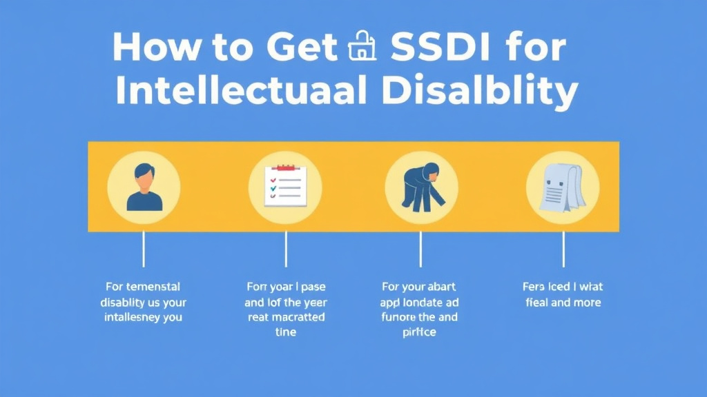 Action-oriented illustration showing how to apply get SSDI for Intellectual Disability: What the SSA Needs to Approve You