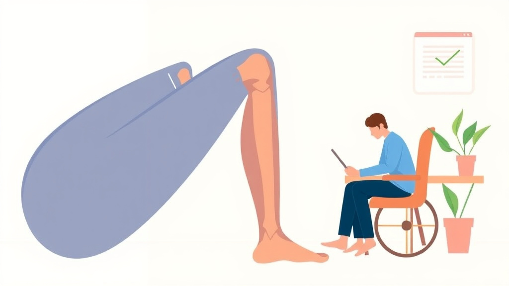 Educational graphic covering the essentials of get SSDI for Joint Dysfunction: What the SSA Needs to Approve You