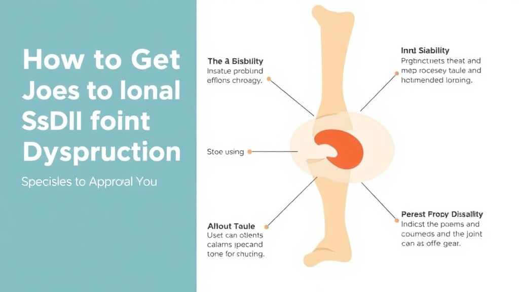 Practical checklist visual for get SSDI for Joint Dysfunction: What the SSA Needs to Approve You