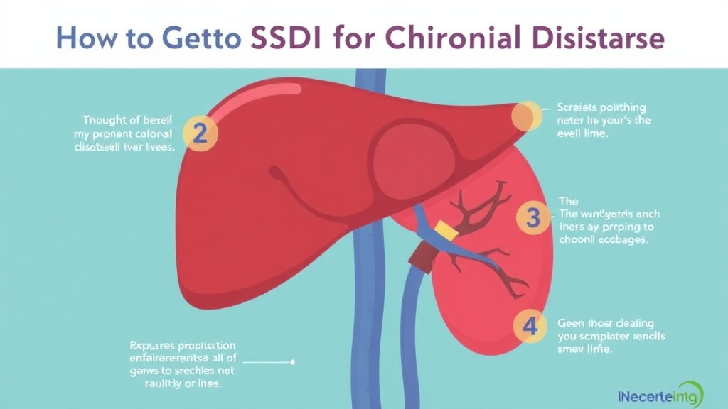Action-oriented illustration showing how to apply get SSDI for Chronic Liver Disease: What the SSA Needs to Approve You