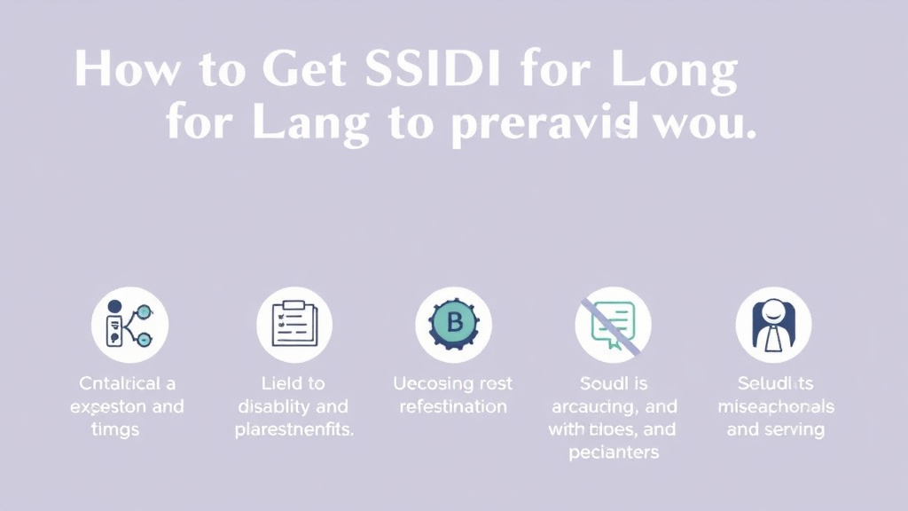 Practical checklist visual for get SSDI for Long COVID: What the SSA Needs to Approve You