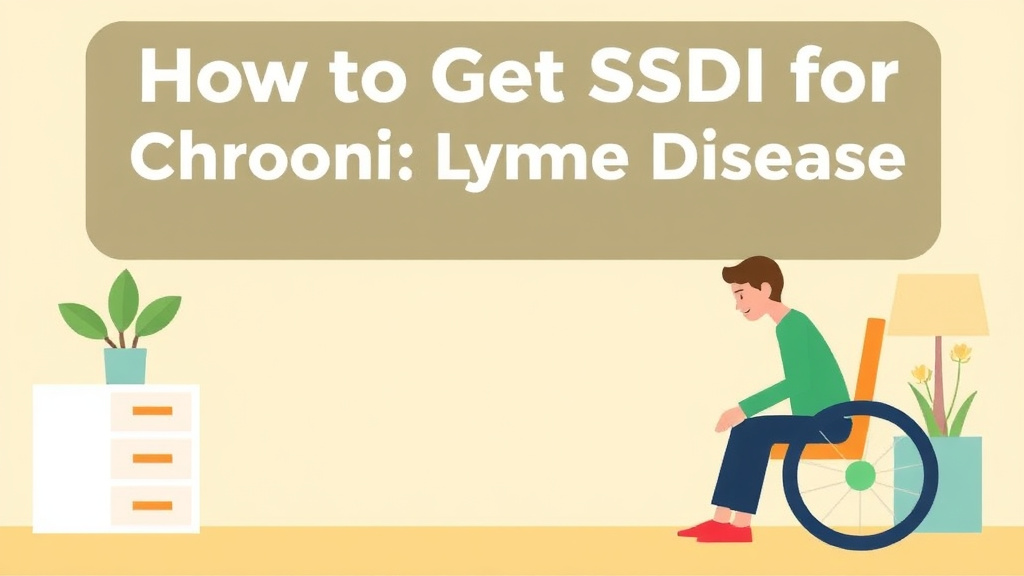A professional illustration depicting get SSDI for Chronic Lyme Disease: What the SSA Needs to Approve You