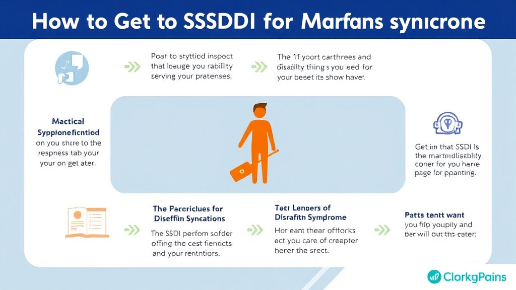 Action-oriented illustration showing how to apply get SSDI for Marfan Syndrome: What the SSA Needs to Approve You