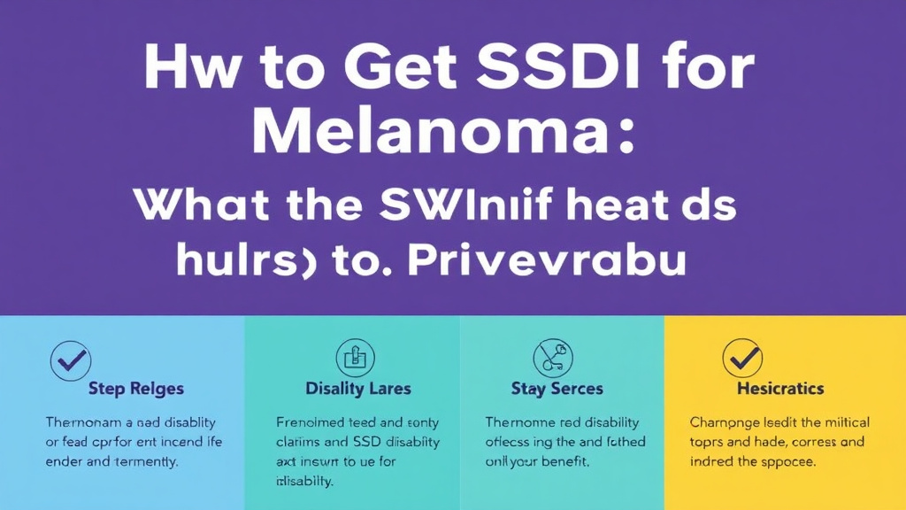 Practical checklist visual for get SSDI for Melanoma: What the SSA Needs to Approve You