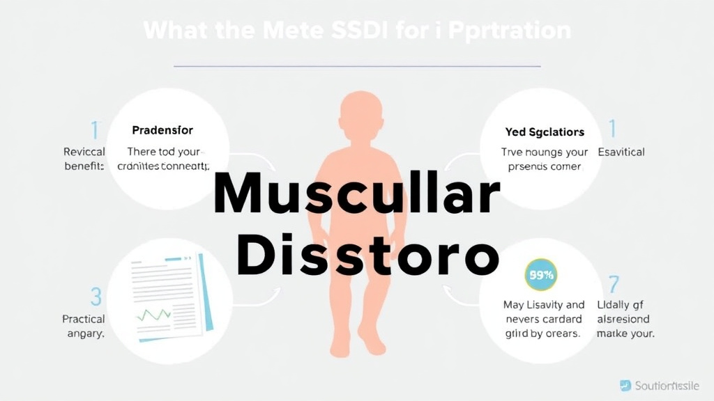 Real-world application diagram for get SSDI for Muscular Dystrophy: What the SSA Needs to Approve You