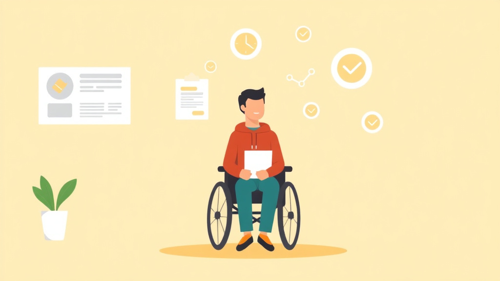 Educational graphic covering the essentials of get SSDI for Neuromyelitis Optica (NMO/Devic's Disease): What the SSA Needs to Approve You