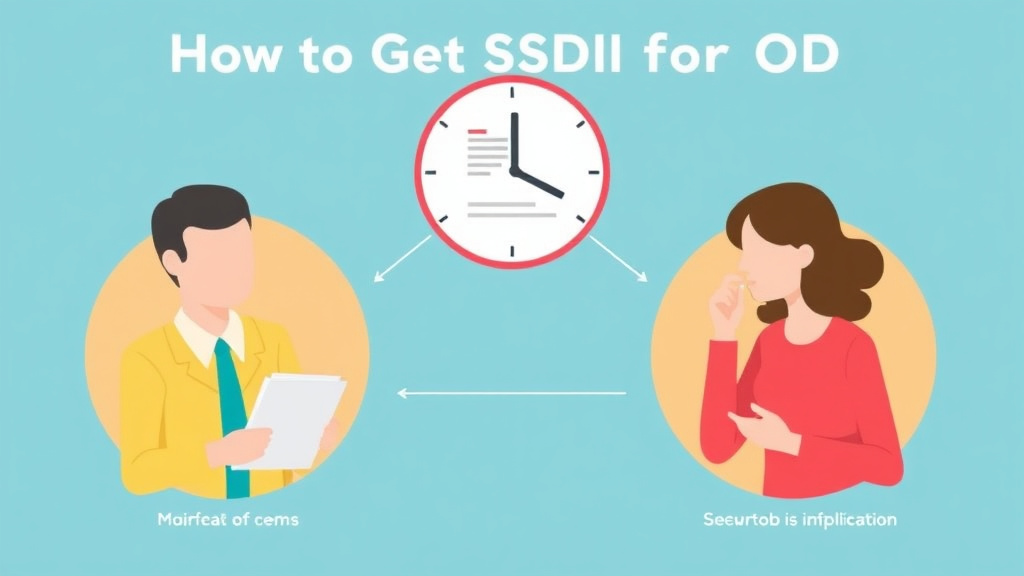 Process flow illustration for putting get SSDI for OCD: What the SSA Needs to Approve You into action
