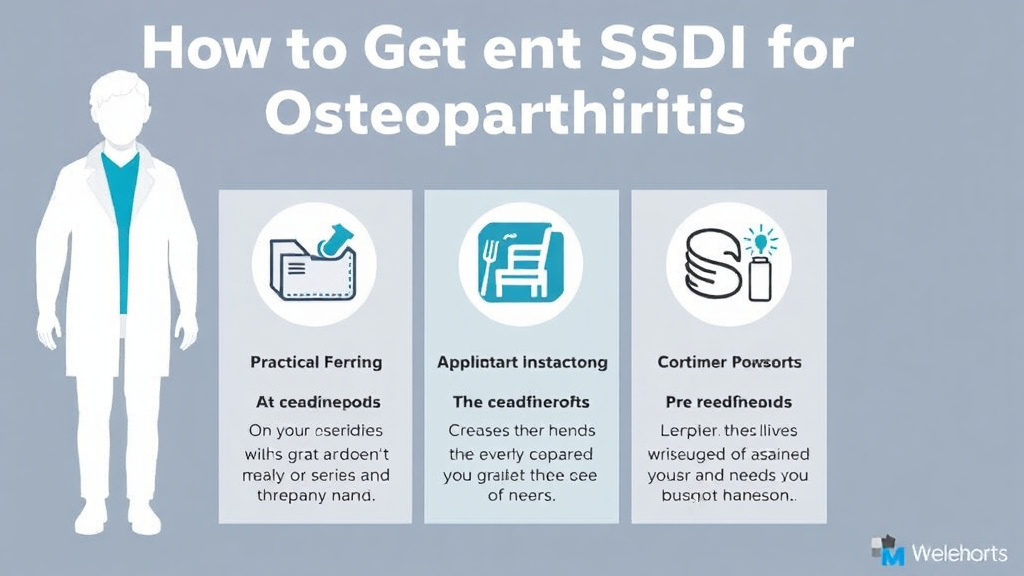 Real-world application diagram for get SSDI for Osteoarthritis: What the SSA Needs to Approve You