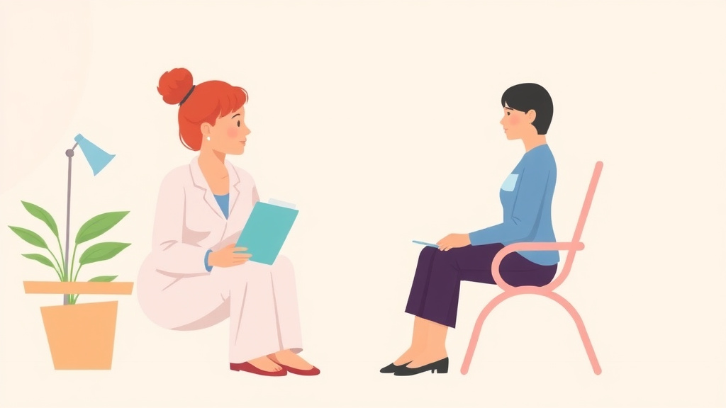 A professional illustration depicting get SSDI for Ovarian Cancer: What the SSA Needs to Approve You