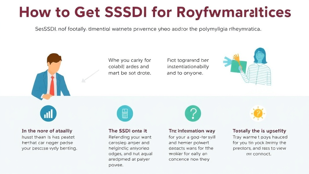 Action-oriented illustration showing how to apply get SSDI for Polymyalgia Rheumatica: What the SSA Needs to Approve You