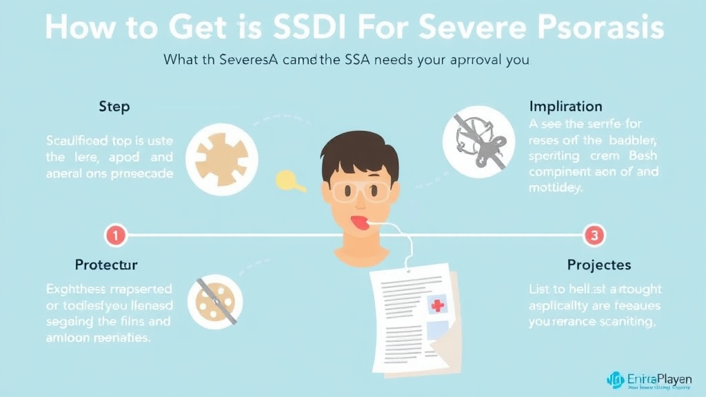 Step-by-step visual guide for implementing get SSDI for Severe Psoriasis: What the SSA Needs to Approve You