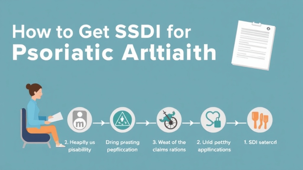 Practical workflow diagram for get SSDI for Psoriatic Arthritis: What the SSA Needs to Approve You