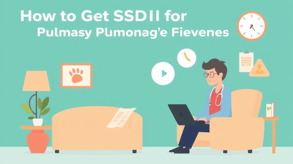 Visual overview of get SSDI for Pulmonary Fibrosis: What the SSA Needs to Approve You with key concepts highlighted