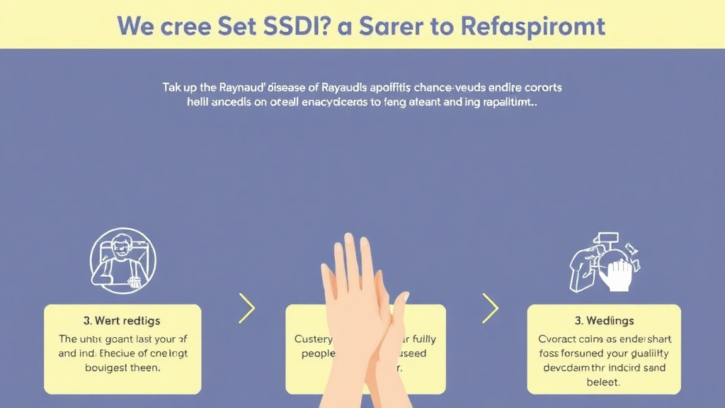 Action-oriented illustration showing how to apply get SSDI for Raynaud's Disease (Severe): What the SSA Needs to Approve You