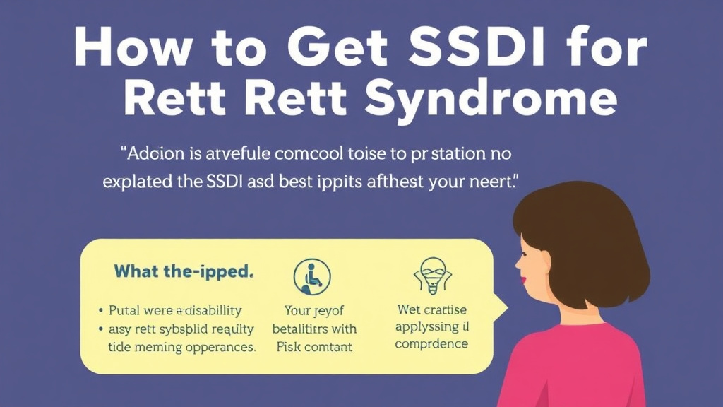 Step-by-step visual guide for implementing get SSDI for Rett Syndrome: What the SSA Needs to Approve You