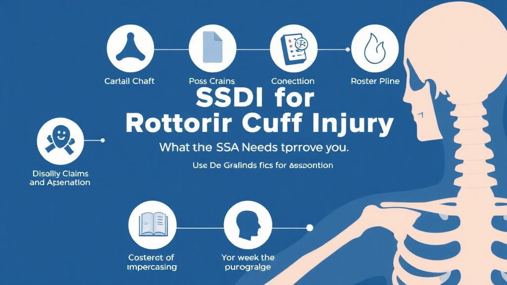 Real-world application diagram for get SSDI for Rotator Cuff Injury: What the SSA Needs to Approve You