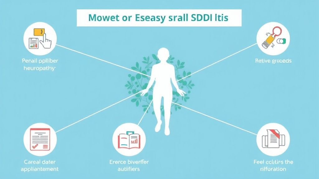 Action-oriented illustration showing how to apply get SSDI for Small Fiber Neuropathy: What the SSA Needs to Approve You