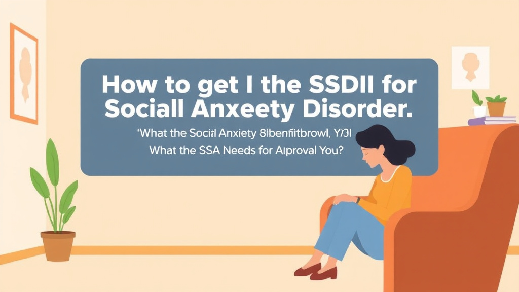 Clear illustration of get SSDI for Social Anxiety Disorder: What the SSA Needs to Approve You with supporting details