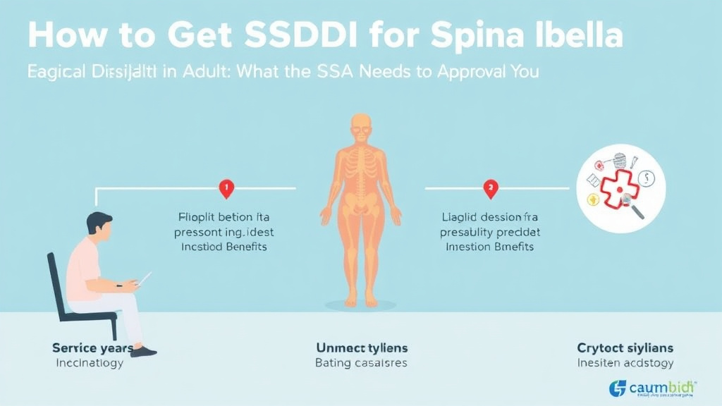 Real-world application diagram for get SSDI for Spina Bifida in Adults: What the SSA Needs to Approve You