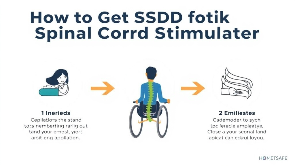Practical checklist visual for get SSDI for Spinal Cord Stimulator: What the SSA Needs to Approve You