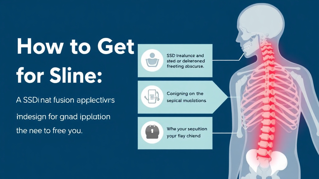 Real-world application diagram for get SSDI for Spinal Fusion: What the SSA Needs to Approve You