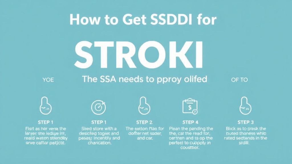 Step-by-step visual guide for implementing get SSDI for Stroke: What the SSA Needs to Approve You