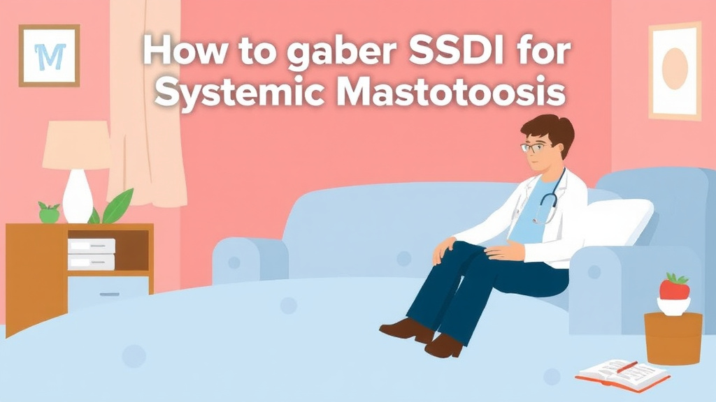 A professional illustration depicting get SSDI for Systemic Mastocytosis: What the SSA Needs to Approve You