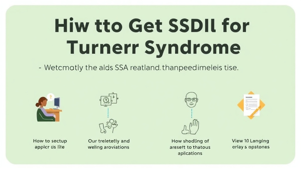 Implementation roadmap for get SSDI for Turner Syndrome: What the SSA Needs to Approve You with actionable steps