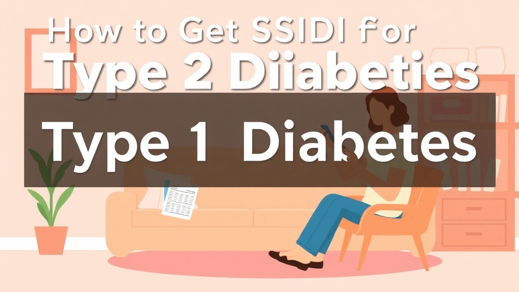An informative visual explaining get SSDI for Type 2 Diabetes: What the SSA Needs to Approve You for beginners and professionals