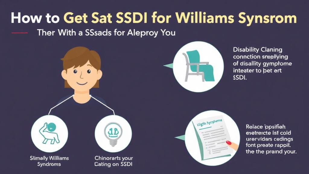 Hands-on guide visualization for get SSDI for Williams Syndrome: What the SSA Needs to Approve You