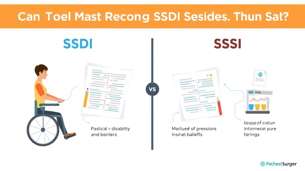 Real-world application diagram for can You Get Both SSDI and SSI at the Same Time?