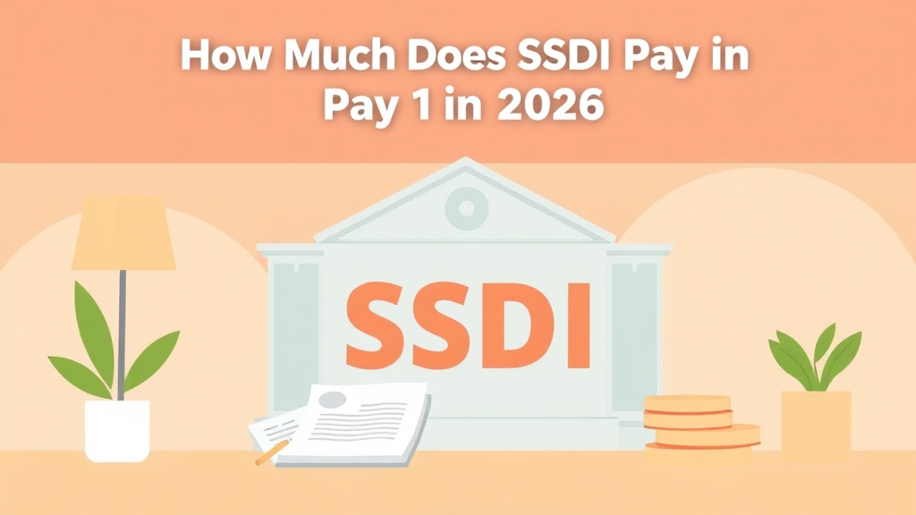 Conceptual diagram showing how how Much Does SSDI Pay in 2026? Average and Maximum Benefits works in practice