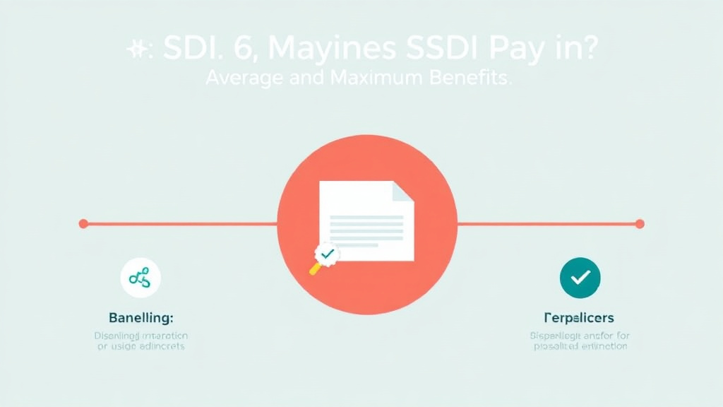 Process flow illustration for putting how Much Does SSDI Pay in 2026? Average and Maximum Benefits into action
